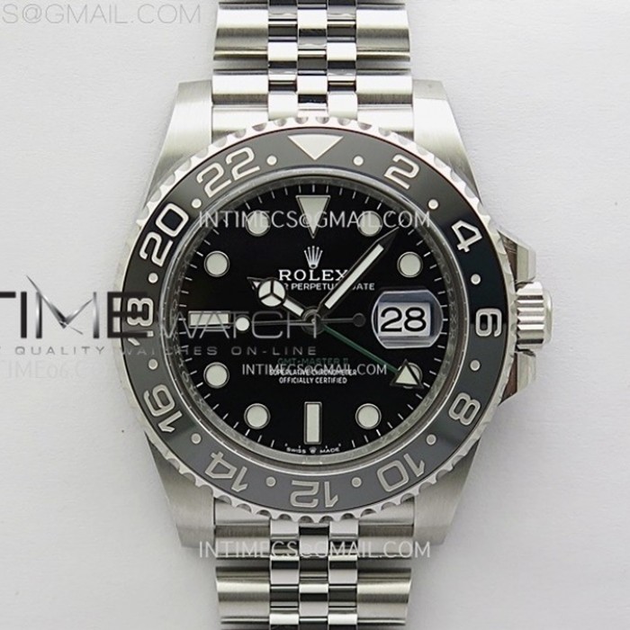 gmtmasterii126710grnrblackgrayceramic904lsteelclean11besteditiononjubileestrapdd32851