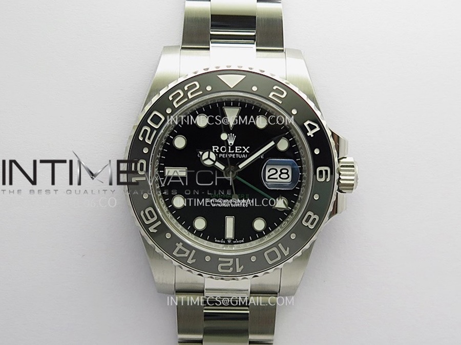 [Clean Plus] 롤렉스 지엠티마스터2 블랙그레이 오이스터 단동3285무브먼트 GMT-Master II 126720