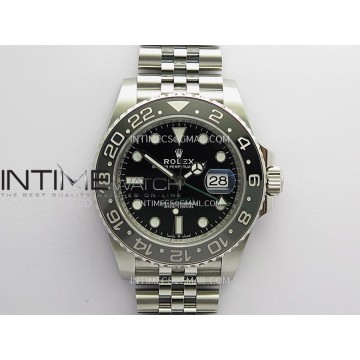 GMT-Master II 126710 GRNR BlackGray 904L SS Clean Plus 11 Best Edition Black Dial On Jubilee Bracelet DD3285 CHS