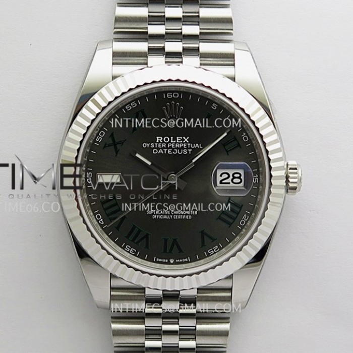 datejust41mm126334904lsscleanplus11besteditiongraydialgreenromanmarkeronjubileebraceletdd32351
