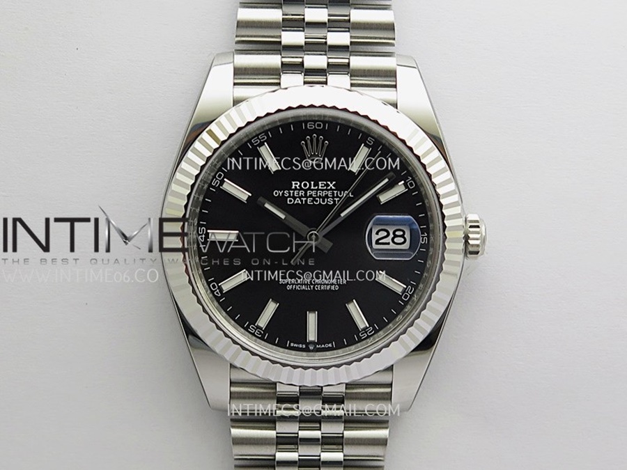 [Clean Plus] 롤렉스 데이저스트 41 스틸 블랙다이얼 주빌레브레이슬릿 DateJust 41 126334