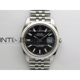 [Clean Plus] 롤렉스 데이저스트 41 스틸 블랙다이얼 주빌레브레이슬릿 DateJust 41 126334