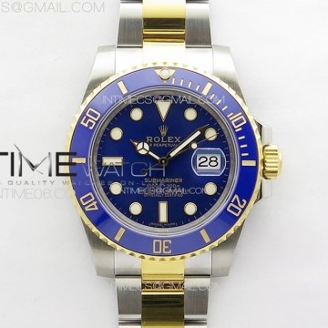 [VSF] 롤렉스 서브마리너 청콤 블루 콤비 옐로우골드 VS3135 / Submariner 116613