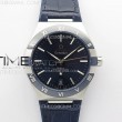 constellation41mmblueceramicbezelsssbf11besteditionbluedialonblueleatherstrapa89001