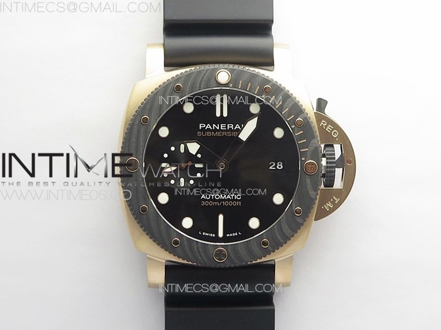 [VSF] 파네라이 44mm PAM1070 블랙다이얼 블랙러버스트랩