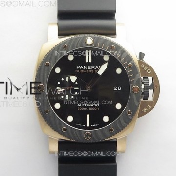 [VSF] 파네라이 44mm PAM1070 블랙다이얼 블랙러버스트랩