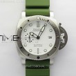 pam1226yvsf11besteditionwhitedialongreenrubberstrapp900superclone1