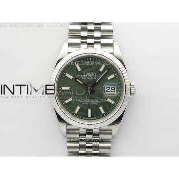 [VS] 롤렉스 데이저스트 36 그린팜다이얼 플루티드베젤 쥬빌레브레이슬릿 DateJust 36 SS 126234