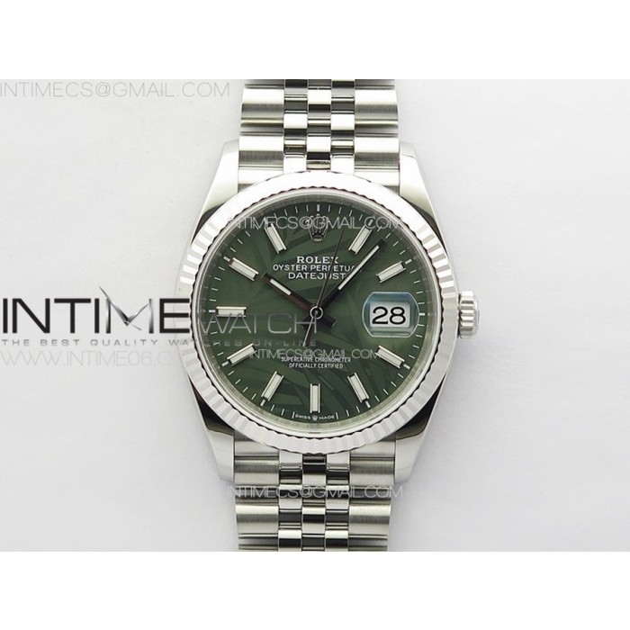[VS] 롤렉스 데이저스트 36 그린팜다이얼 플루티드베젤 쥬빌레브레이슬릿 DateJust 36 SS 126234