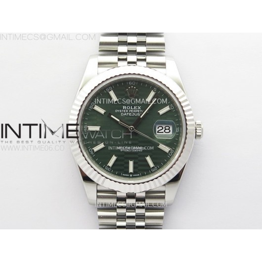 [VS] 롤렉스 데이저스트 그린 텍스쳐 41미리 플루티드 쥬빌레 DateJust 41 126334