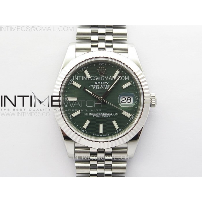 [VS] 롤렉스 데이저스트 그린 텍스쳐 41미리 플루티드 쥬빌레 DateJust 41 126334