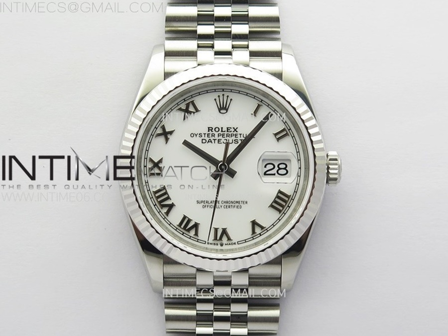 [VS] 롤렉스 데이저스트 36MM 화이트 로만DateJust 36 SS 126234