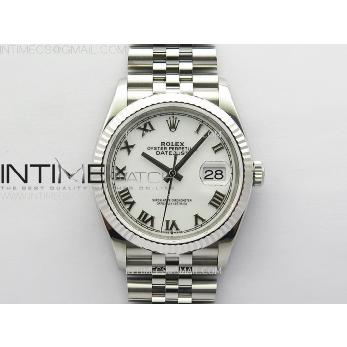 [VS] 롤렉스 데이저스트 36MM 화이트 로만DateJust 36 SS 126234