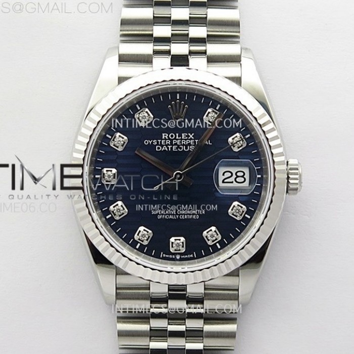 datejust36ss126234vsf11bestedition904lsteelbluefluteddialdiamondsmarkersonjubileebraceletvs32351