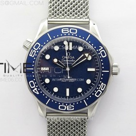 [VS] 오메가 씨마스터 제임스본드 60주년 블루다이얼 메쉬 Seamaster 300M