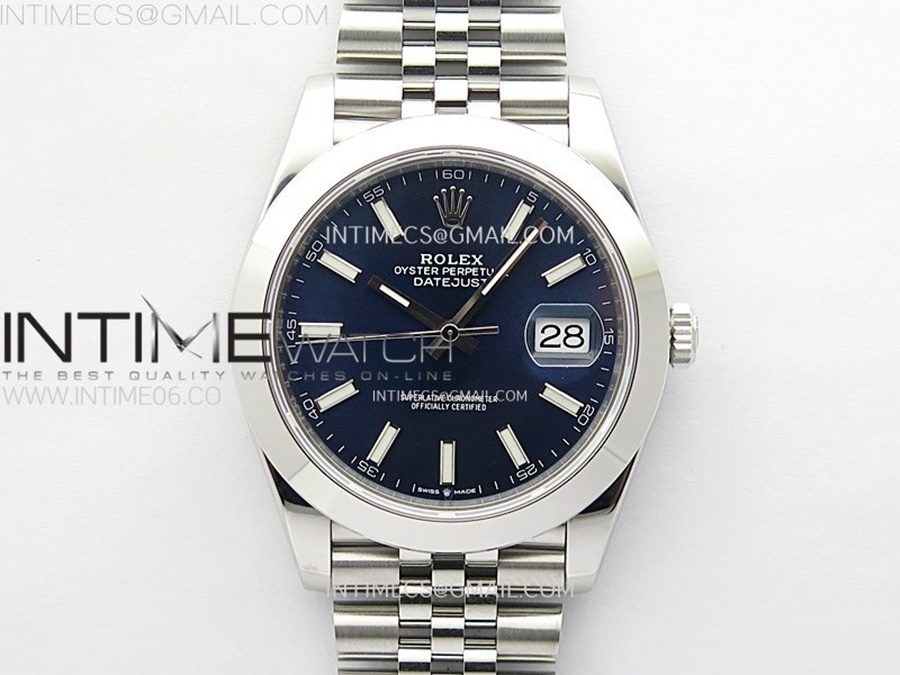 [VS] 롤렉스 데이저스트 41MM 블루바인덱스 쥬빌레브슬 돔베젤 VS3235DateJust 41 126300