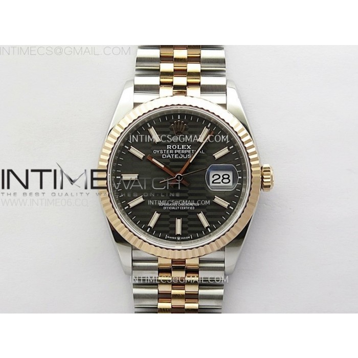 [VS] 롤렉스 데이저스트36 로즈골드콤비 그레이텍스쳐다이얼 쥬빌레브레이슬릿 데젓DateJust 36 SS 126231