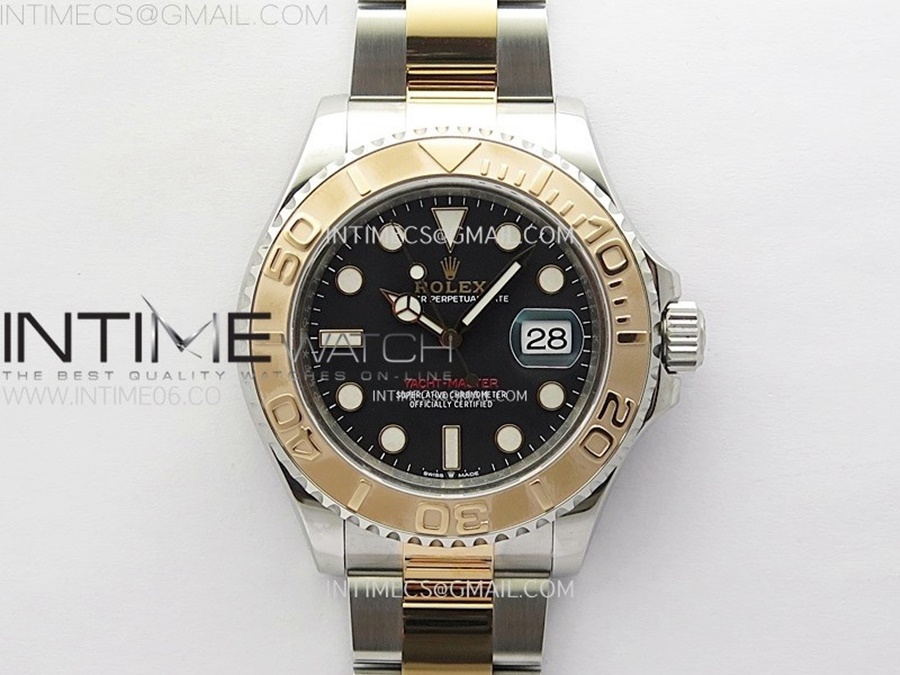 [VS] 롤렉스 요트마스터 로즈골드 콤비 블랙판 Yacht-Master 126621