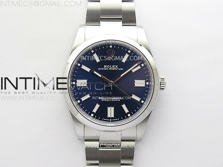 [VS] 롤렉스 오이스터 퍼페츄얼 41미리 블루다이얼 스틸브레이슬릿Oyster Perpetual 41mm 124300