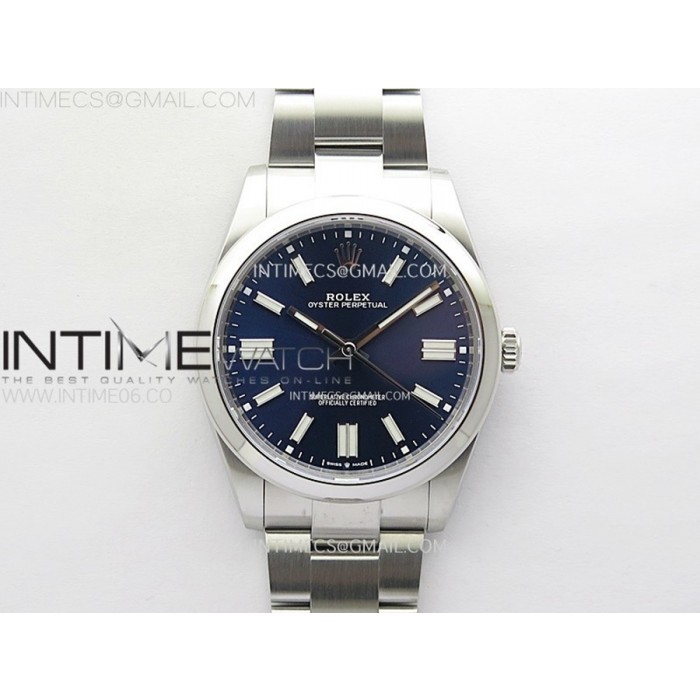 [VS] 롤렉스 오이스터 퍼페츄얼 41미리 블루다이얼 스틸브레이슬릿Oyster Perpetual 41mm 124300