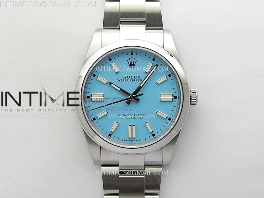 [VS] 롤렉스 오이스터 퍼페츄얼 41미리 티파니블루다이얼 스틸브레이슬릿Oyster Perpetual 41mm 124300