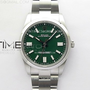 [VS] 롤렉스 오이스터 퍼페츄얼 41미리 그린다이얼 스틸브레이슬릿Oyster Perpetual 41mm 124300