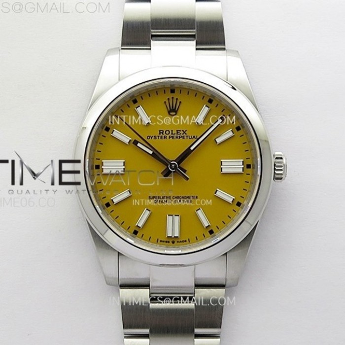 oysterperpetual41mm124300904lvsf11besteditionyellowdialonssbraceletvs32301