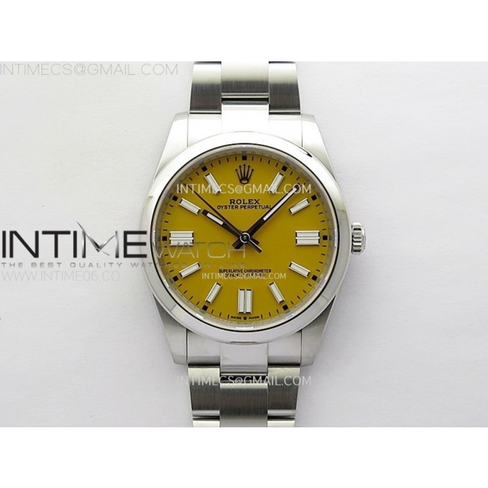 [VS] 롤렉스 오이스터 퍼페츄얼 41미리 옐로우다이얼 스틸브레이슬릿Oyster Perpetual 41mm 124300