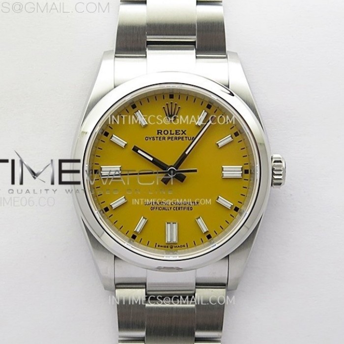 oysterperpetual36mm126000904lvsf11besteditionyellowdialonssbraceletvs32301