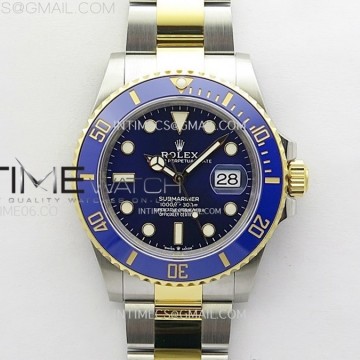 [VS] 롤렉스 서브마리너 41 신형 옐로우골드콤비 청콤 브레이슬릿Submariner 41mm 126613