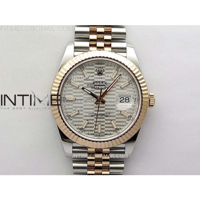 [VS] 롤렉스 데이저스트41 로즈골드콤비 실버텍스쳐다이얼 쥬빌레브레이슬릿 데 DateJust 41 126331  
