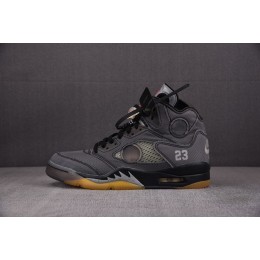 [LJR] 오프화이트 x 조던5 레트로 SP 블랙 모슬린 (남성용)