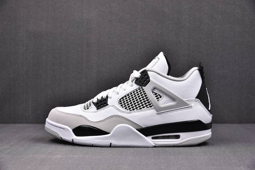 [LJR] 조던4 레트로 화이트 앤 블랙 (남성용)