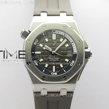 [ZF] 오데마피게 로얄오크 오프쇼어 다이버 15720 그레이다이얼 그레이러버스트랩 Royal Oak Offshore Diver 15720