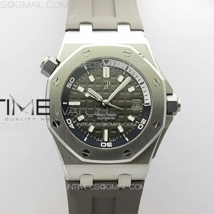 [ZF] 오데마피게 로얄오크 오프쇼어 다이버 15720 그레이다이얼 그레이러버스트랩 Royal Oak Offshore Diver 15720
