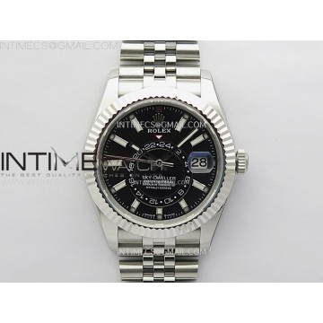 [ZF] 롤렉스 스카이드웰러 블랙다이얼 쥬빌레브레이슬릿 Sky-Dweller 326934