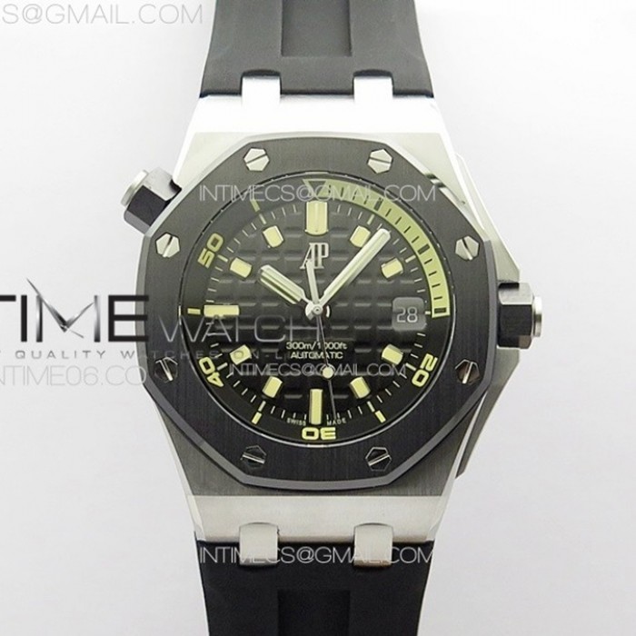 royaloakoffshorediver15720ceramicbezelzf11besteditionblackdialonblackrubberstrapa43081