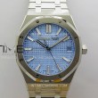 royaloak41mm15510sszf11besteditionlightbluetextureddialonssbraceleta43021