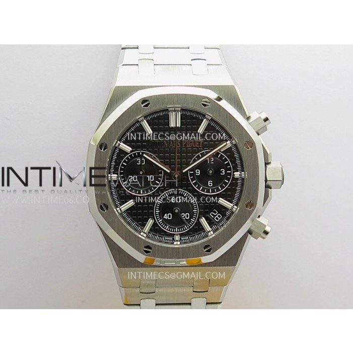 [ZF] 오데마피게 로얄오크 크로노그래프 26240 스틸 블랙다이얼 브레이슬릿 Royal Oak Chrono 26240