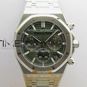 [ZF] 오데마피게 로얄오크 크로노그래프 26240 스틸 그린다이얼 브레이슬릿 Royal Oak Chrono 26240