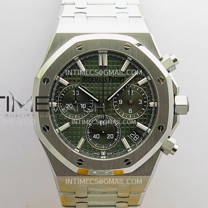 royaloakchrono26240sszf11besteditiongreendialonssbraceletsuperclonedd44011