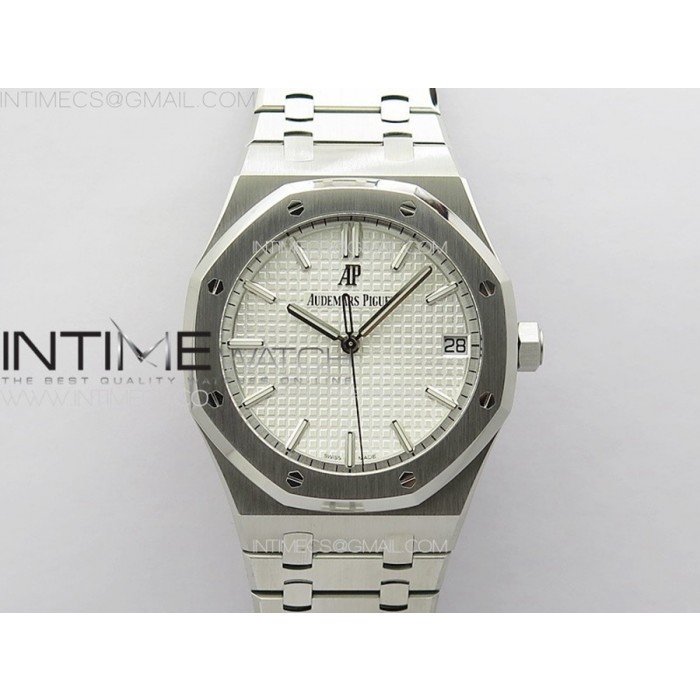 [ZF] 오데마피게 로얄오크 15500 화이트다이얼 스틸브레이슬릿 Royal Oak 41mm 15500