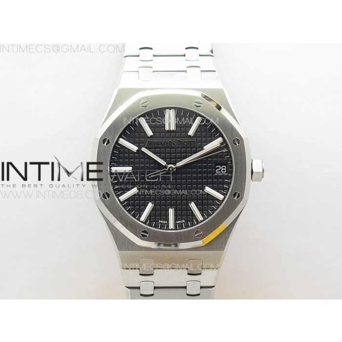 [ZF] 오데마피게 로얄오크 15500 블랙다이얼 스틸브레이슬릿 Royal Oak 41mm 15500