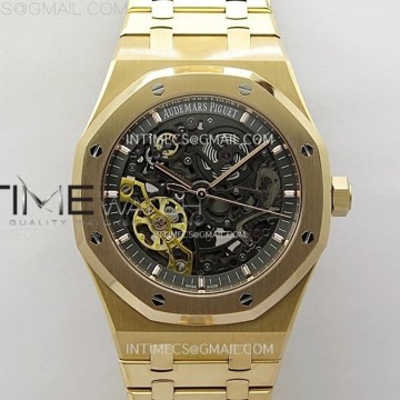 [ZF] 오데마피게 로얄오크 15407 로즈골드 스켈레톤다이얼 스틸브레이슬릿 Royal Oak 41mm