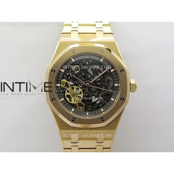 [ZF] 오데마피게 로얄오크 15407 로즈골드 스켈레톤다이얼 스틸브레이슬릿 Royal Oak 41mm