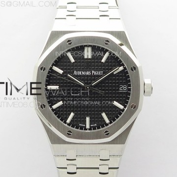 [ZF] 오데마피게 로얄오크 15500 블랙다이얼 스틸브레이슬릿 Royal Oak 41mm 15500 V3