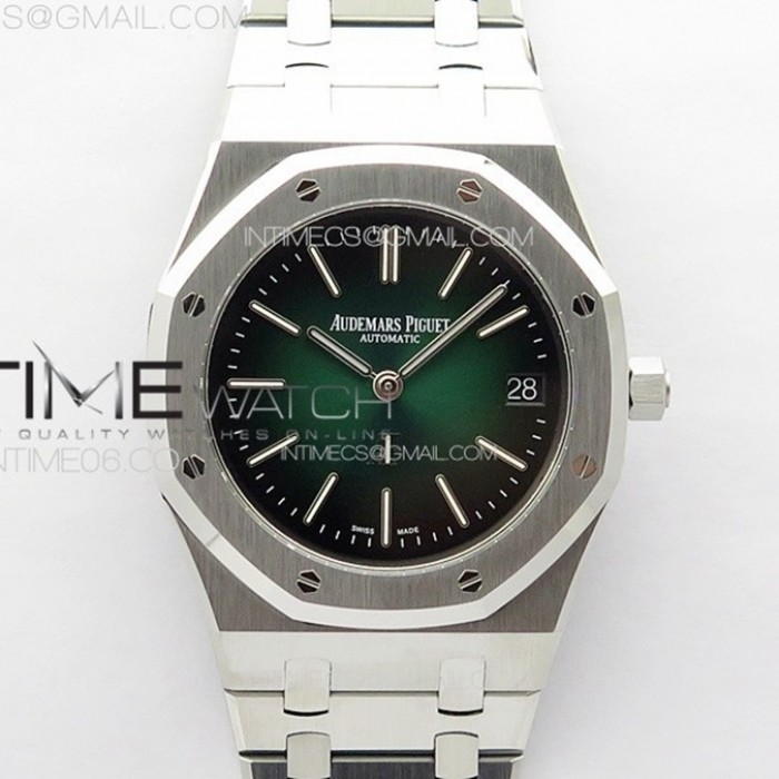 royaloak39mmv21620250thsszf11besteditiongreentextureddialonssbraceleta71211