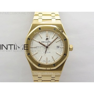 [ZF] 오데마피게 로얄오크 15400 로즈골드 화이트다이얼 스틸브레이슬릿 Royal Oak 41mm 15400