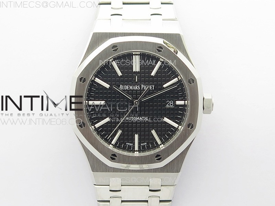 [ZF] 오데마피게 로얄오크 15400 블랙다이얼 스틸브레이슬릿 Royal Oak 41mm 15400