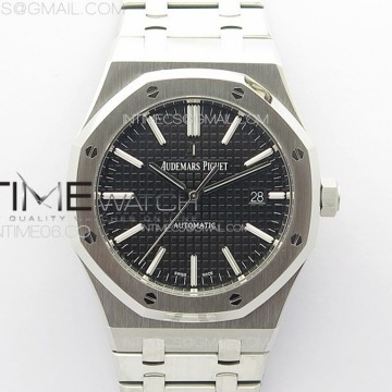 [ZF] 오데마피게 로얄오크 15400 블랙다이얼 스틸브레이슬릿 Royal Oak 41mm 15400